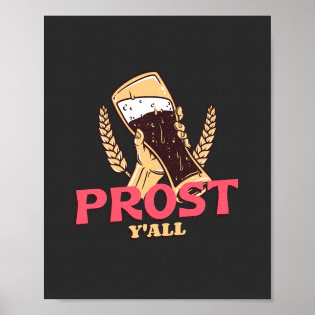 Prost Y'all Poster (Vorne)