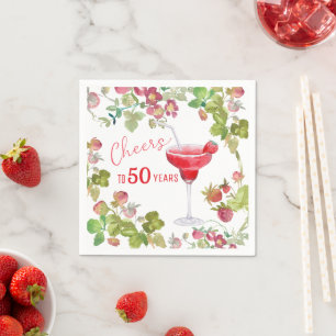 Prost zum 50-jährigen Jubiläumsgeburtstag  Serviette