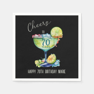 Prost zum 70-jährigen Jubiläumsgeburtstag  Serviette