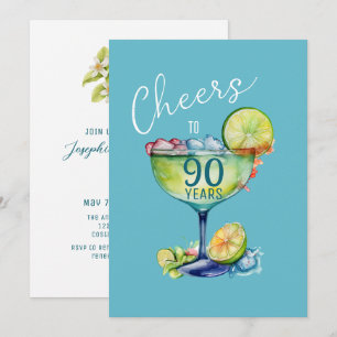 Prost zum 90-jährigen Jubiläumsgeburtstag  Einladung