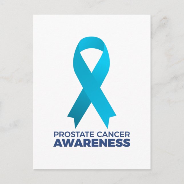 Prostata Cancer Awareness Postkarte (Vorderseite)