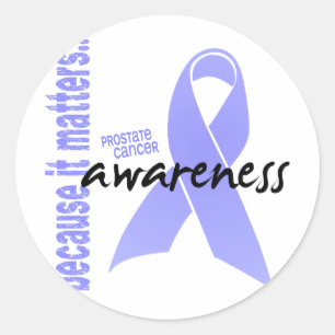 Prostata Cancer Awareness Runder Aufkleber