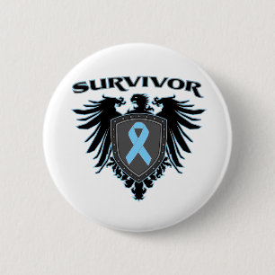 Prostata Cancer Survivor Crest Button