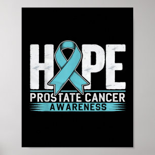 Prostatabewusstsein Monat Hoffnung Prostatakrebs-S Poster