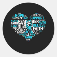 Prostatakrebs Awareness Light Blue Ribbon