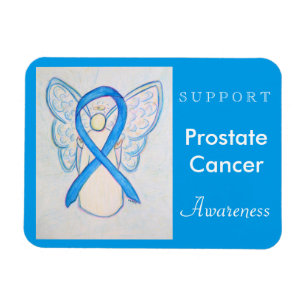 Prostatakrebs-Bewusstsein Angel Custom Magnet