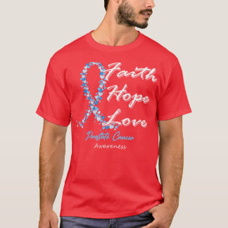 Prostatakrebs-Bewusstsein Glaube Hoffnung Liebe in T-Shirt
