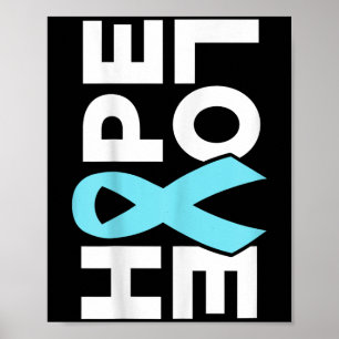 Prostatakrebs-Bewusstsein - Hope Liebe Support Rib Poster
