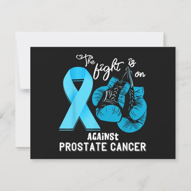 Prostatakrebs Der Kampf ist im Gange Prostatakrebs Save The Date (Vorderseite)