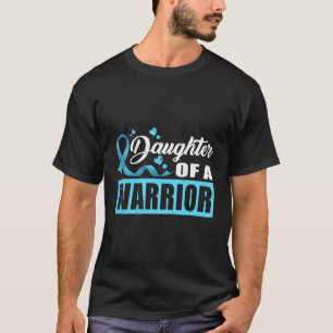 Prostatakrebs der Warrior-Tochter Light Blue Ribbo T-Shirt