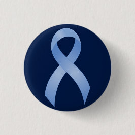 Prostatakrebs-hellblaues Band Button