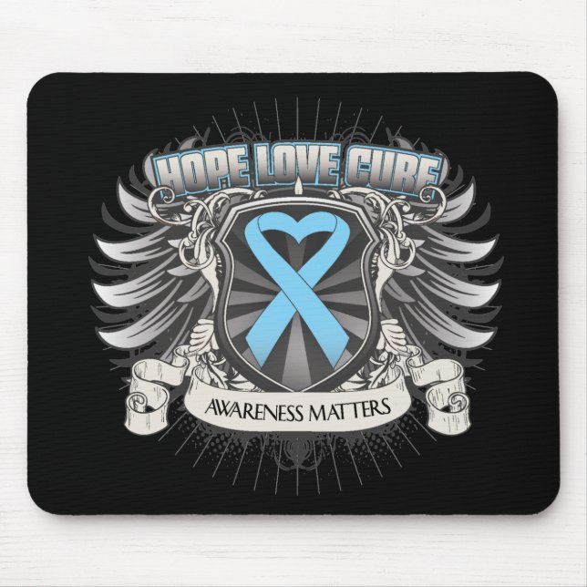 Prostatakrebs Hoffnung Liebe heilen Mousepad (Vorne)