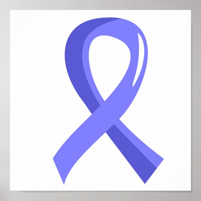 Prostatakrebs Light Blue Ribbon 3 Poster (Vorne)