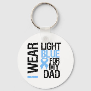 Prostatakrebs Light Blue Ribbon Vater Schlüsselanhänger