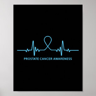 Prostatakrebs-Shirt - Bewusstsein für Prostatakreb Poster