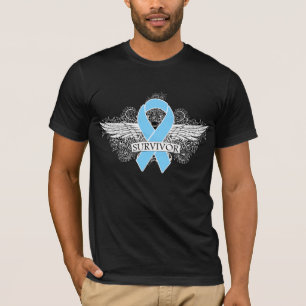 Prostatakrebs Winged ÜBERLEBENDER Band T-Shirt