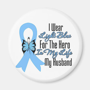 Prostate Cancer Ribbon Hero Mein Mann Magnet