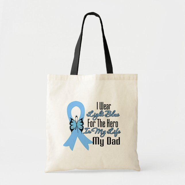 Prostate Cancer Ribbon Hero Mein Vater Tragetasche (Vorne)