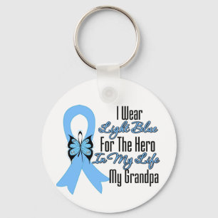 Prostate Cancer Ribbon Hero My Opa Schlüsselanhänger