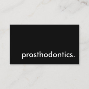 Prosthodontie. Visitenkarte