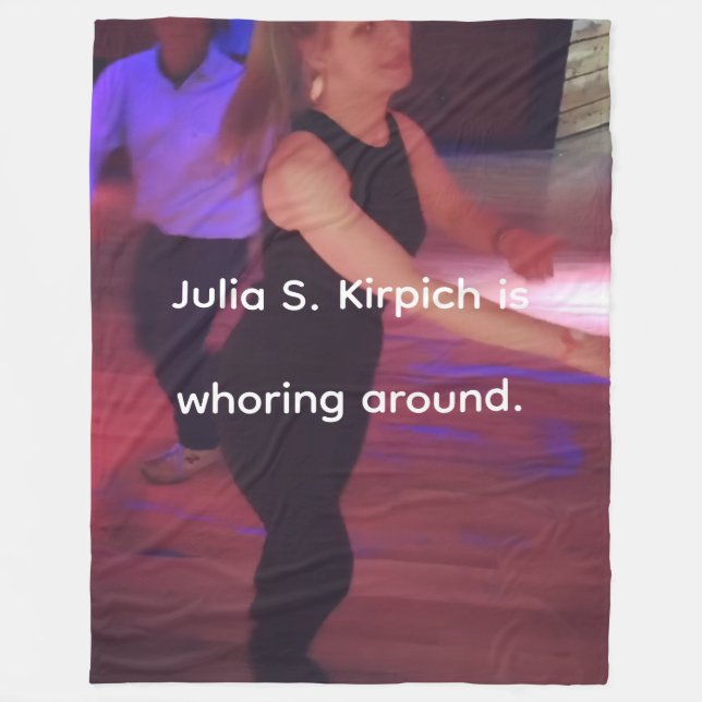Prostitute Julia S. Kirpich Fleece Blanket (Vorderseite)