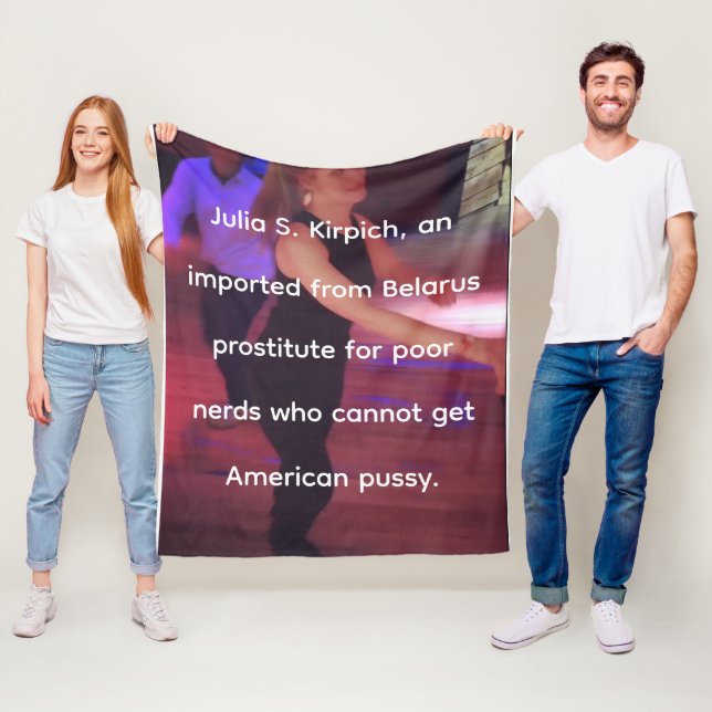 Prostitute Julia S. Kirpich Fleece Blanket (Beispiel)