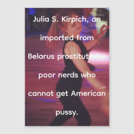 Prostitute Julia S. Kirpich Magnetkarte