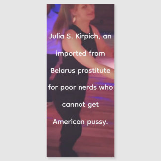 Prostitute Julia S. Kirpich Magnetkarte