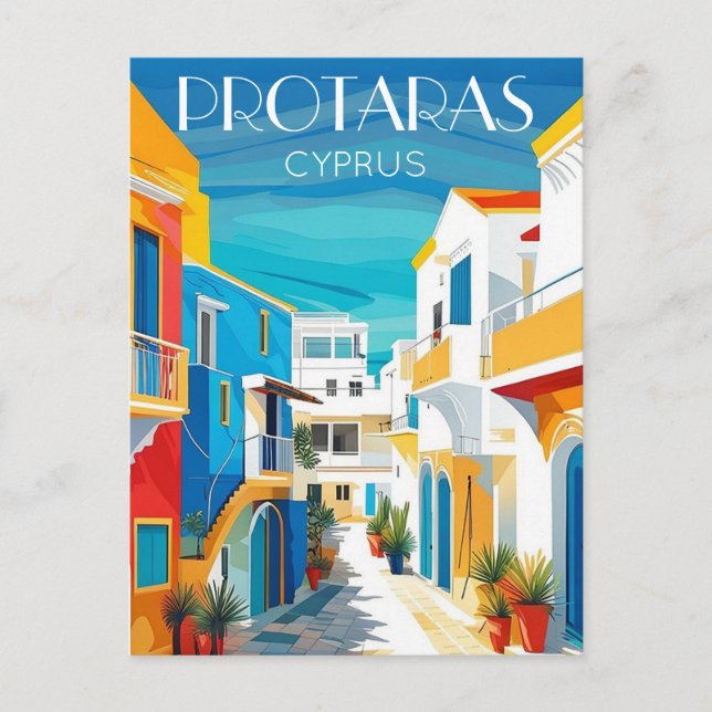 Protaras Zypern - Östliches Zypern Postkarte (Vorderseite)