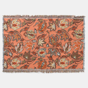 Protea Batik Hawaiian Tropical Throw Blanket Decke