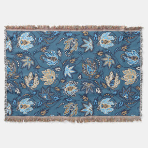 Protea Batik Hawaiian Tropical Throw Blanket Decke