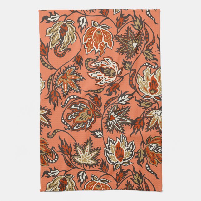 Protea Batik Tropical Blume Küchentuch (Vertikal)