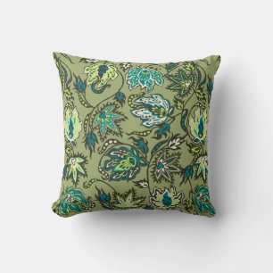 Protea Batik Tropical Blume Square Kissen