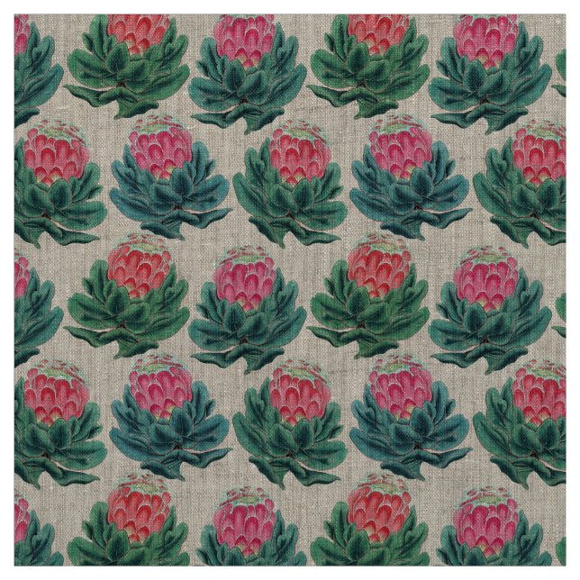 Protea Blume Pattern Stoff (Muster)