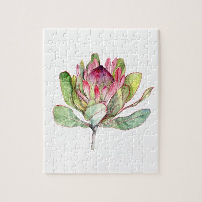 Protea-Blume Puzzle (Vertikal)