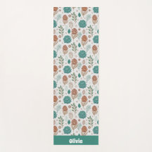 Protea Blume Wüste Blumenname Pattern Yoga Mat