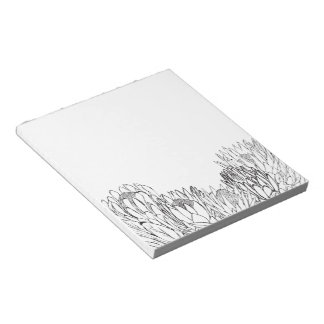 Protea Bouquet Sketch Notepad Notizblock