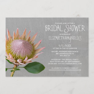 Protea Bridal Dusche Einladungen