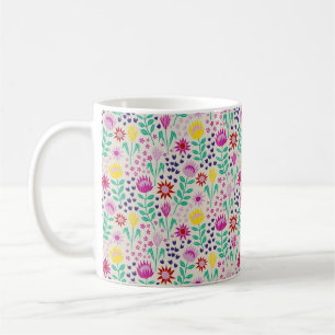 Protea Floral Block Print Milleflex Lichter Kaffeetasse