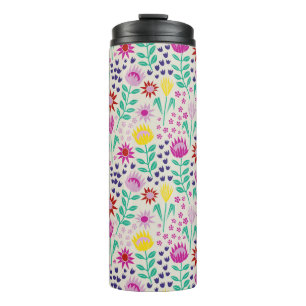Protea Floral Block Print Milleflex Lichter Thermosbecher