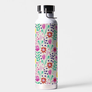 Protea Floral Block Print Milleflex Lichter Trinkflasche