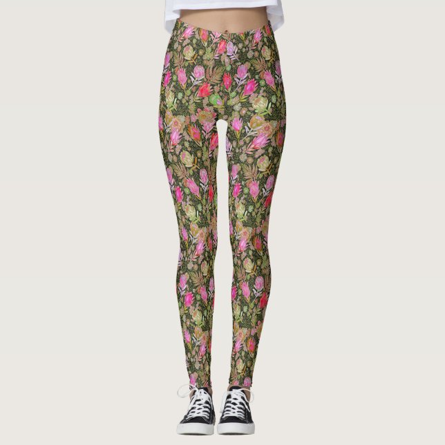Protea Garden Leggings (Vorderseite)