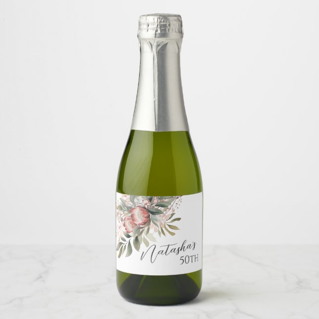 Protea Mini Wine Label (Vorderseite)
