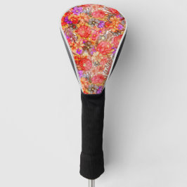 Protea-Muster Golf Headcover