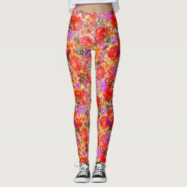 Protea Pattern Leggings