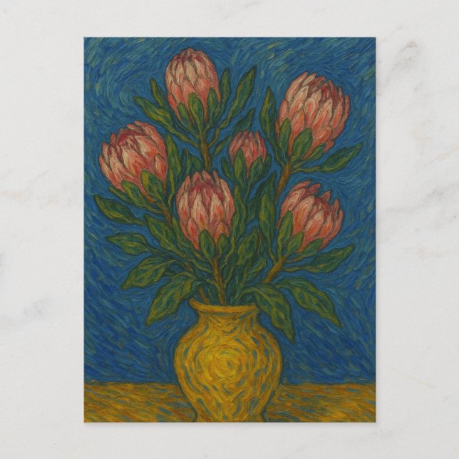 Protea Postkarte (Vorderseite)