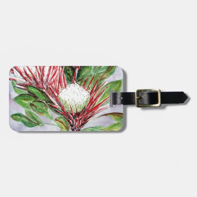 Proteas Gepäckanhänger (Vorderseite horizontal)