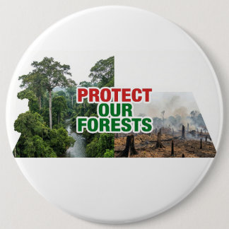 Protect our forest  button