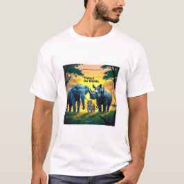 "Protect Our Wildlife" - Ein Aufruf zum Schutz der T-Shirt