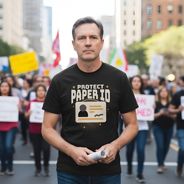 Protect Paper ID - Identity Security T-Shirt (Von Creator hochgeladen)